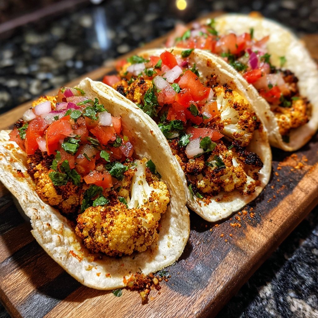 Roasted Cauliflower Tacos