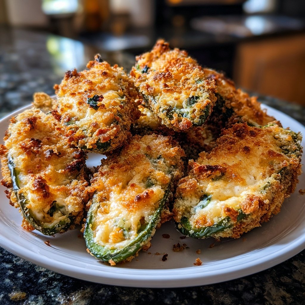 Jalapeno Poppers with Avocado Cream