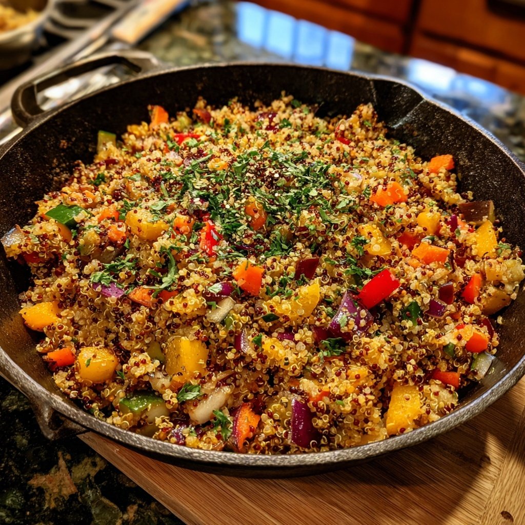 Vegetable Fried Quinoa