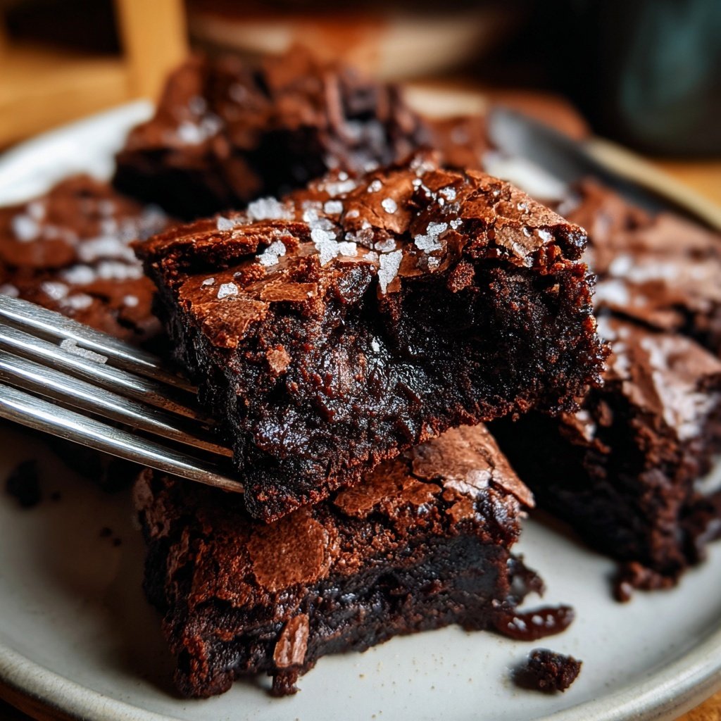 Chewy Brownies With Sourdough Discard
