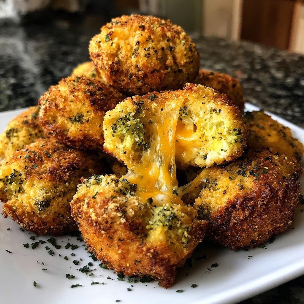Super Bowl Party Food Cheesy Broccoli Bites
