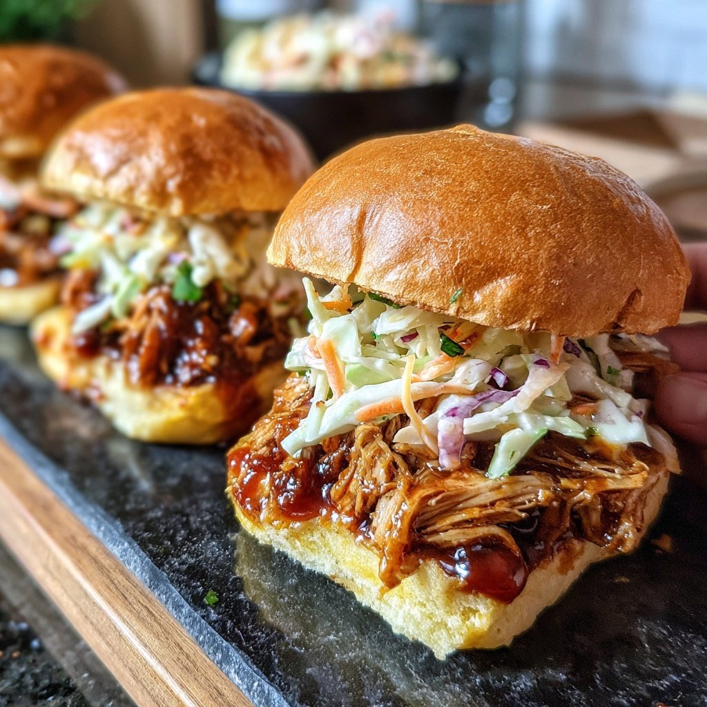 Easy BBQ Jackfruit Sliders