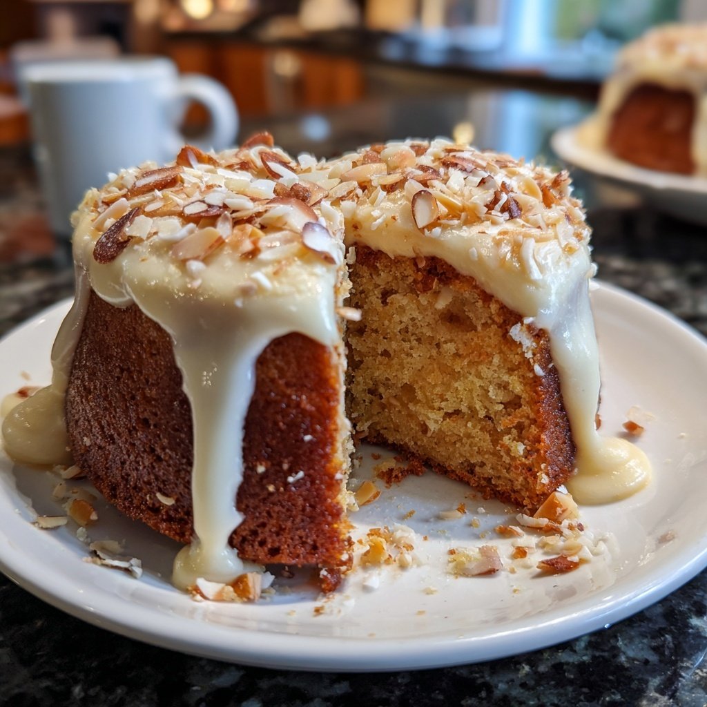 Mini Heart Cake with Almond Sponge