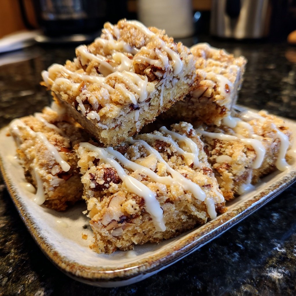 Vanilla Almond Breakfast Squares