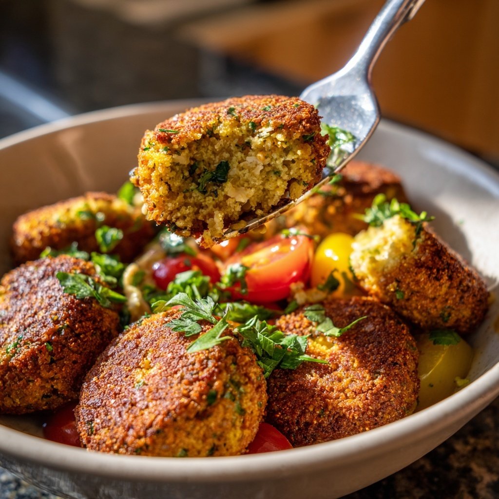 Healthy Baked Falafel Bowls