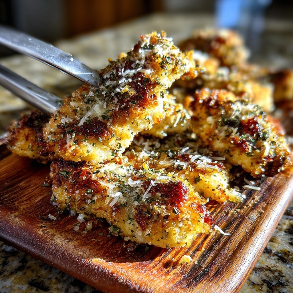 Healthy Baked Garlic Parmesan Chicken