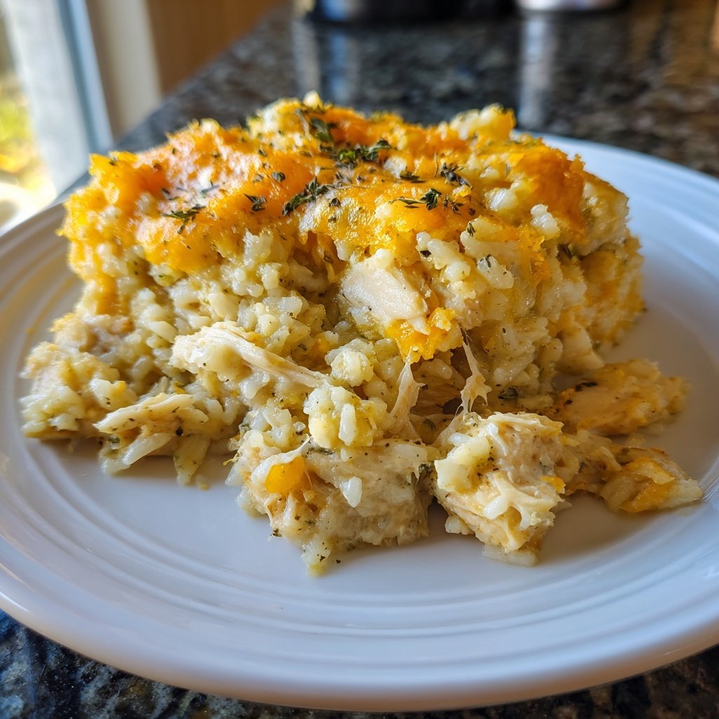 Creamy Chicken And Rice Casserole