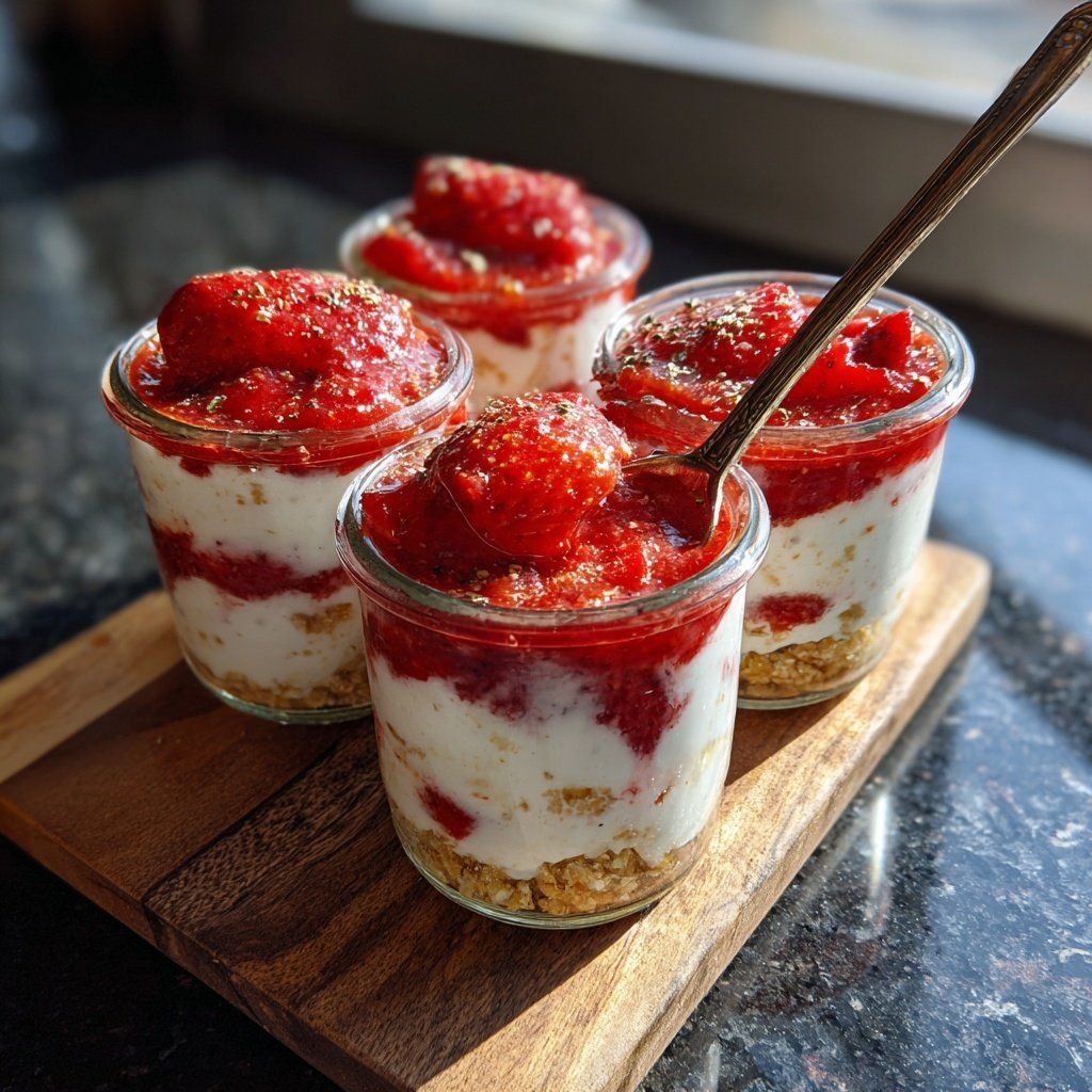 Strawberry Chia Yogurt Cups