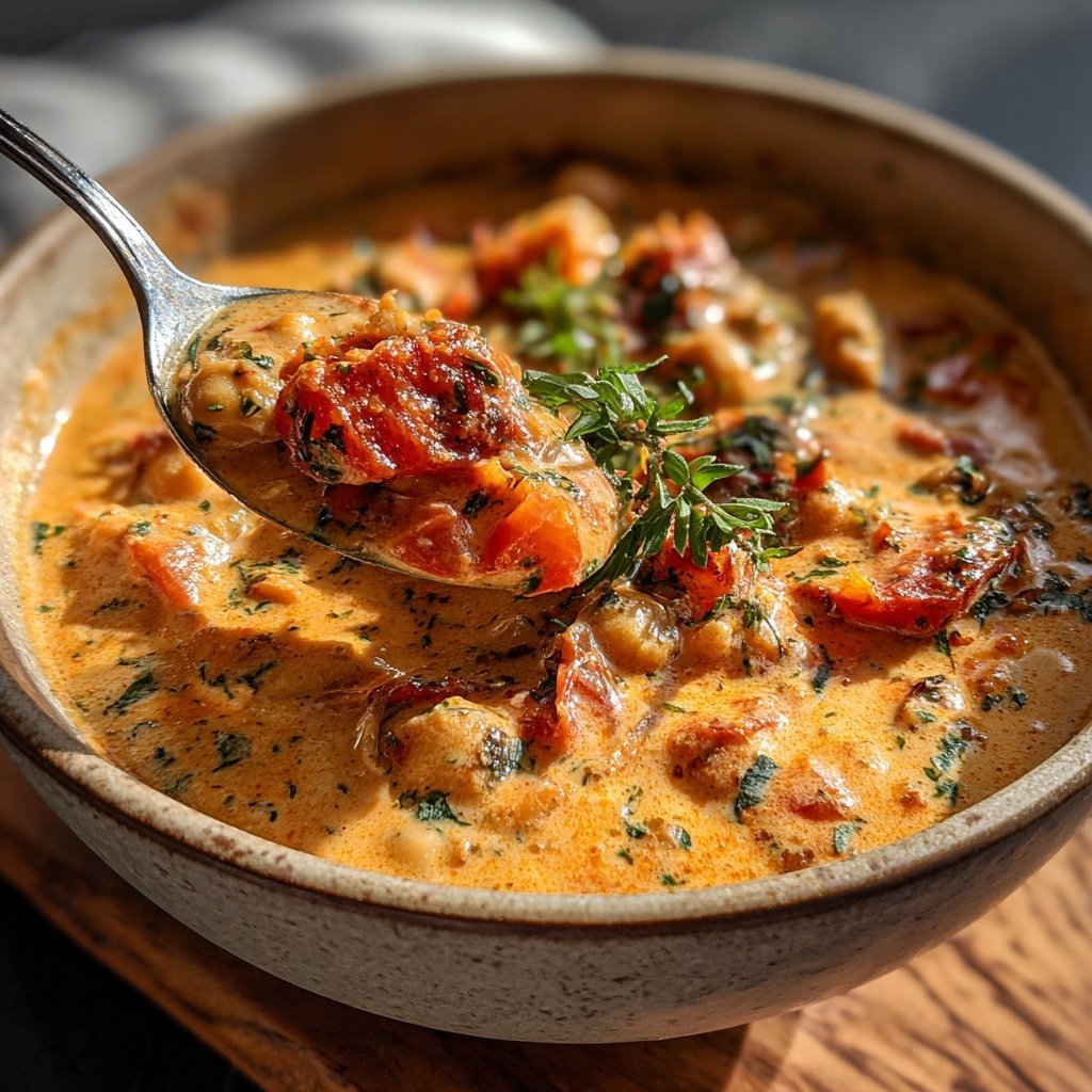 Creamy Tomato Chickpea Stew