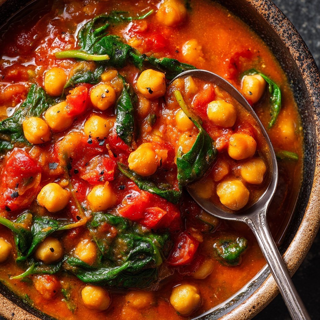 Healthy Chickpea Tomato Stew