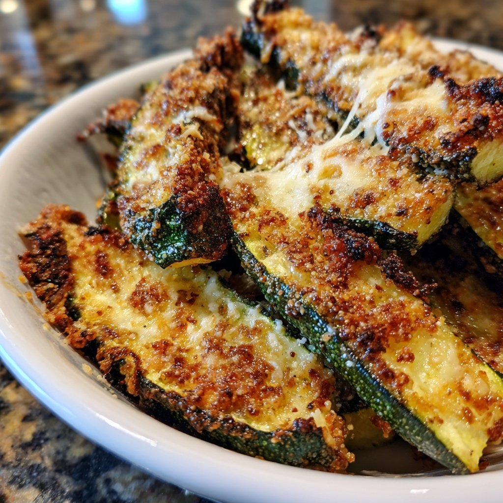 Baked Zucchini With Parmesan