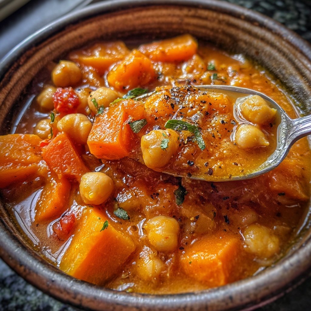 Jamaican Sweet Potato Chickpea Stew