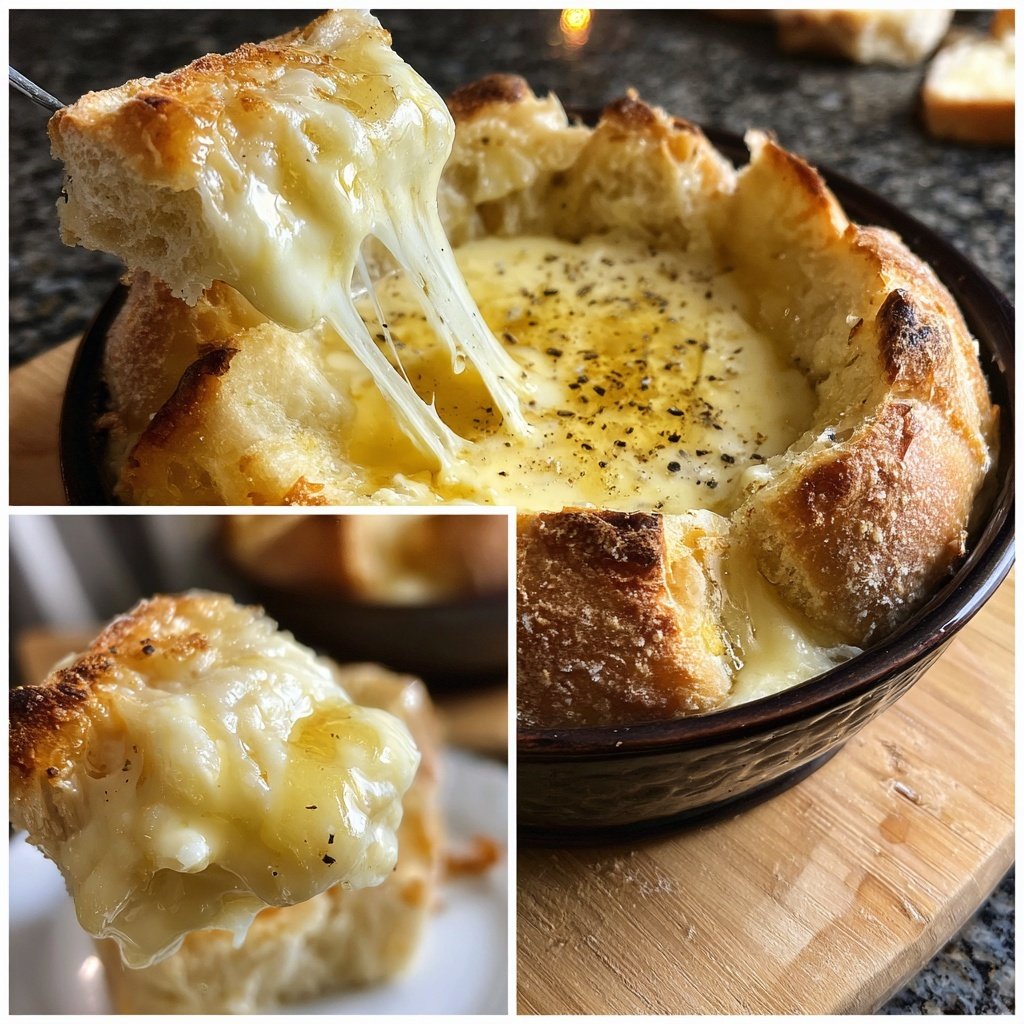 Fondue with Brie and Honey
