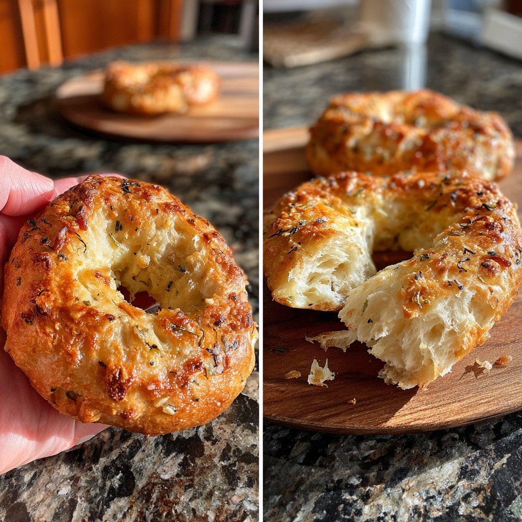 Two Ingredient Yogurt Bagels