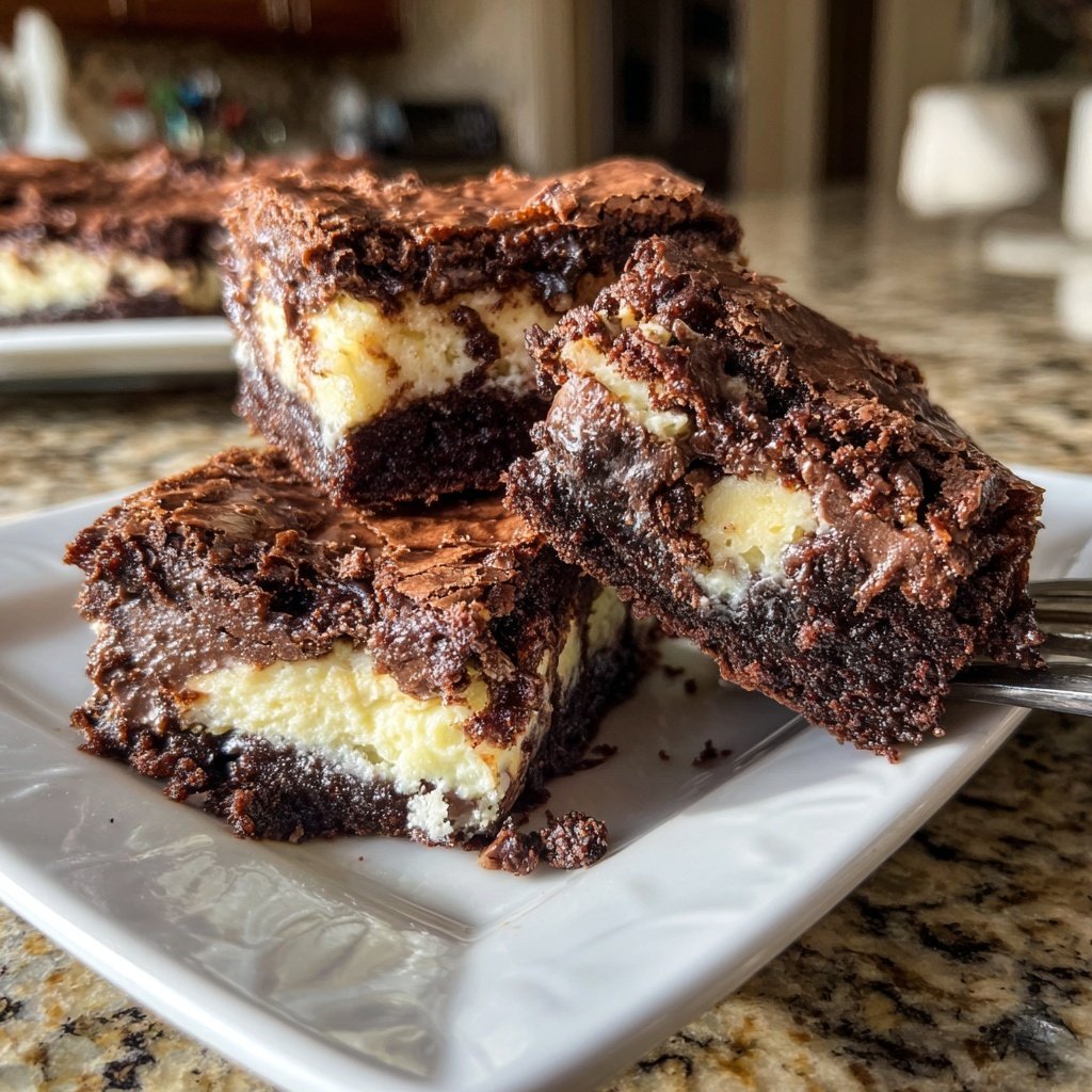 Super Bowl Desserts Brownie Cheesecake Squares