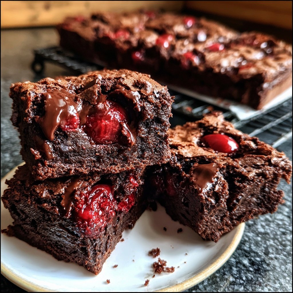 Chocolate Cherry Brownies