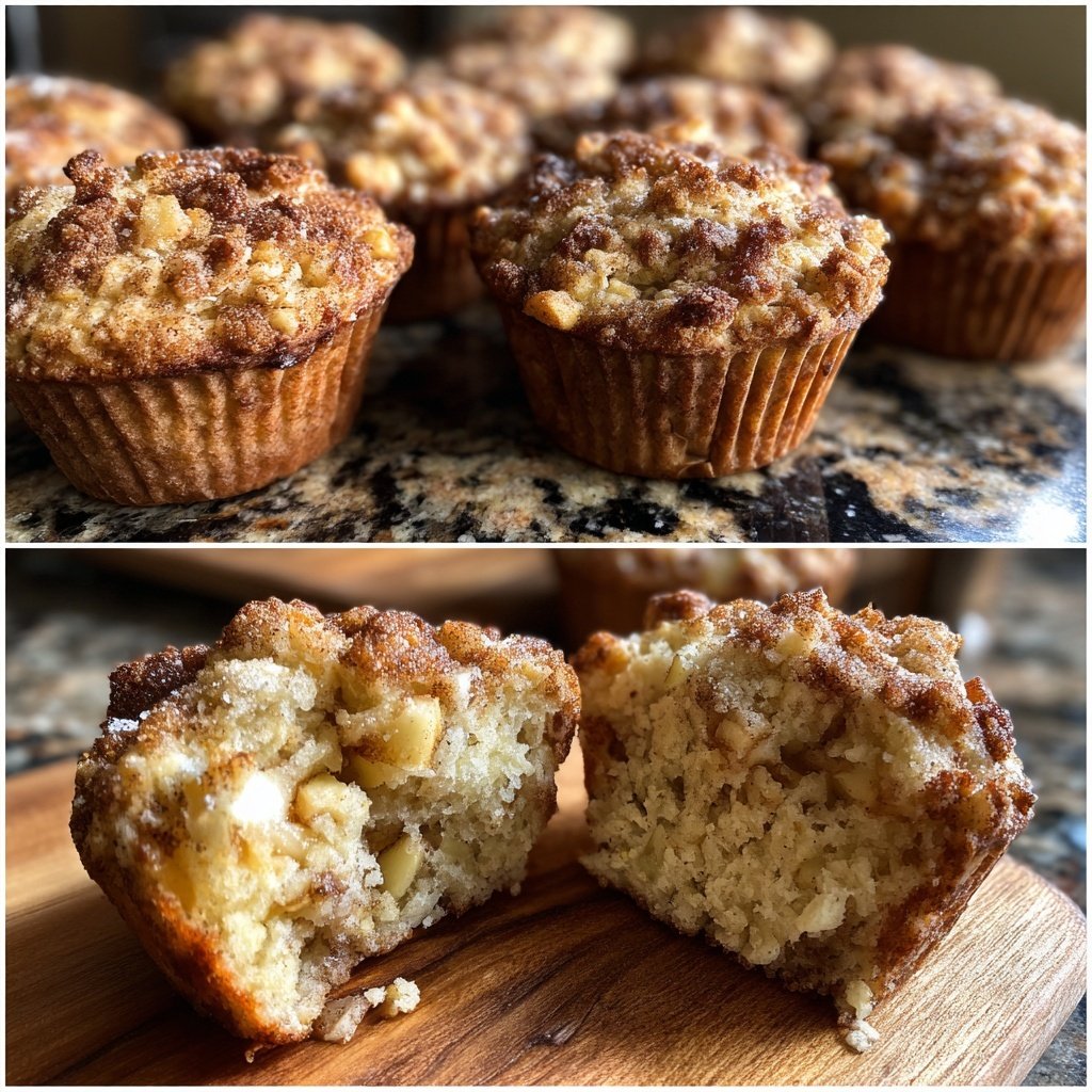 Cinnamon Apple Breakfast Muffins